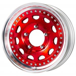 Colorism Clear: Silver Clear Red (MCR) * 16inch 5.5J +19 5H-139.7