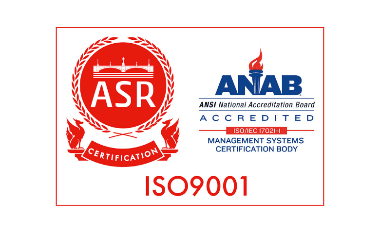 国内工場はすべてISO9001認定工場