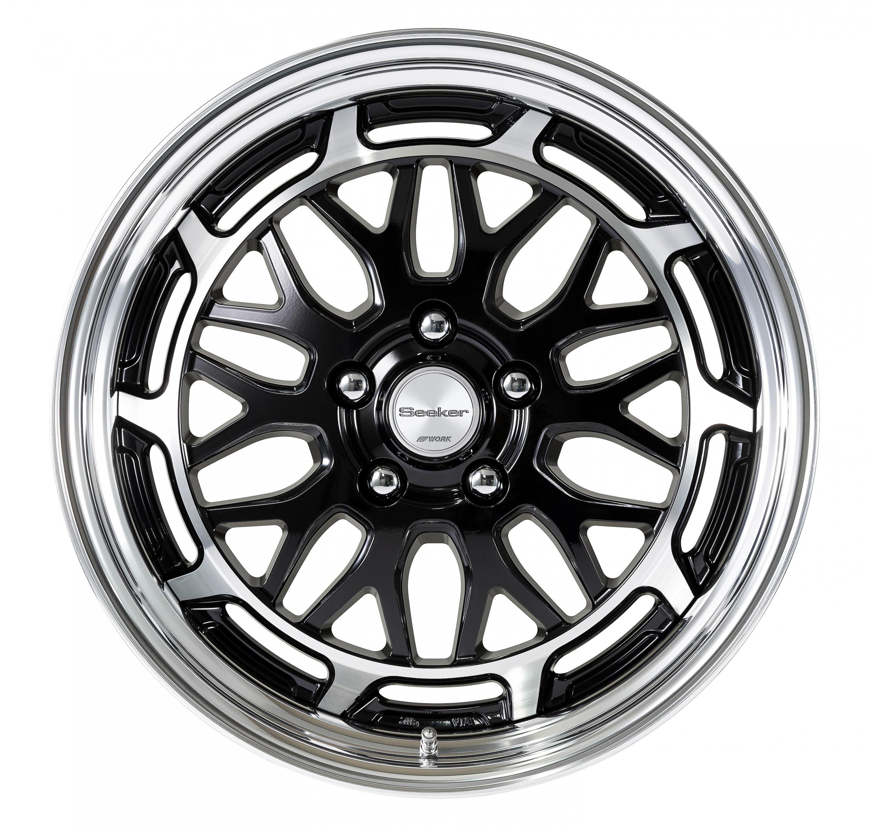 ■サイズ：18inch
■ディスク：ブラックカットクリアプラス(標準)
■リム：STEP RIM(形状)/バフアルマイト(標準)
■センターキャップ：標準