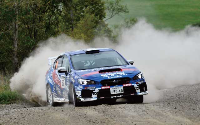 全日本ラリー選手権ラリー北海道 JN1クラス表彰台WORK WHEELS独占！