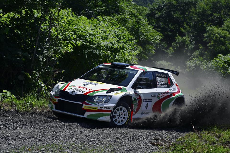 2025年JAF 全日本ラリー選手権 第5戦 「2025ARK ラリー・カムイ」 鎌田選手 クラス2位獲得