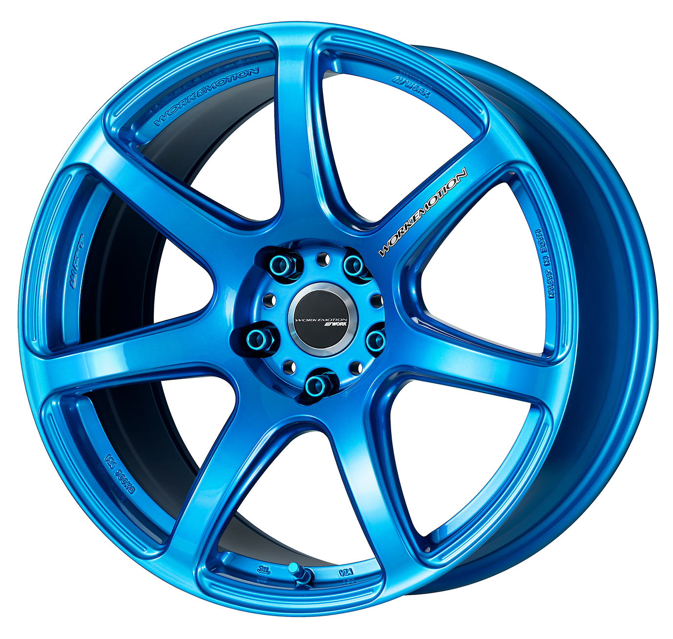 ■Size: 18-inch<br />
■Disc: Deep Tapered (Shape) / Candy Blue (Custom)<br />
■Rim: Normal (Shape)<br />
■Center Cap: Flat Type Black (Custom)<br />
■Air Valve: Blue Air Valve (Custom)<br />
■Stickers: Included