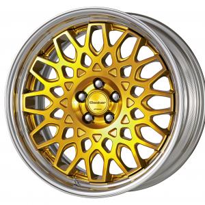 ■サイズ：18inch
■ディスク：インペリアルゴールド(カスタム)
■リム：STEP RIM(形状)/バフアルマイト(標準)
■センターキャップ：インペリアルゴールド(標準)