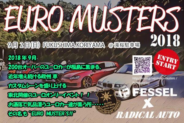 EURO MUSTERS 2018