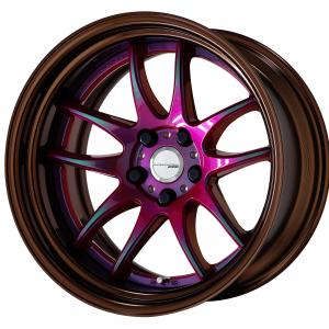 ■サイズ：18inch
■ディスク：ディープコンケイブ(形状)/アステリズムレッド(カスタム)
■リム：STEP RIM(形状)/ブロンズアルマイト(カスタム)
■センターキャップ：FLAT TYPE シルバー(オプション)