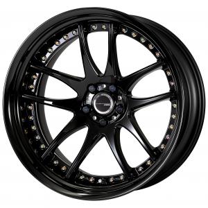 【Step rim】 Black (B) Deep concave 21inch COP: Black Almitrim + T Set