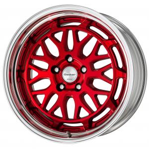 ■サイズ：18inch
■ディスク：シルバー／クリアレッド(カスタム)
■リム：STEP RIM(形状)/バフアルマイト(標準)
■センターキャップ：標準