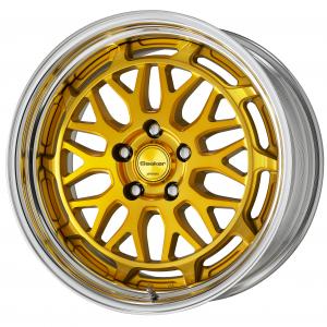 ■サイズ：18inch
■ディスク：インペリアルゴールド(カスタム)
■リム：STEP RIM(形状)/バフアルマイト(標準)
■センターキャップ：インペリアルゴールド(標準)