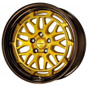 ■サイズ：18inch
■ディスク：インペリアルゴールド(カスタム)
■リム：STEP RIM(形状)/ブロンズアルマイト(カスタム)
■センターキャップ：インペリアルゴールド(標準)