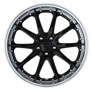 ■サイズ：20inch
■ディスク：ブラック／アウトサイドポリッシュ(標準)
■リム：FULL REVERSE(形状)/バフアルマイト(標準)
■センターキャップ：グロスブラックスモール仕様(セレクトオプション)
